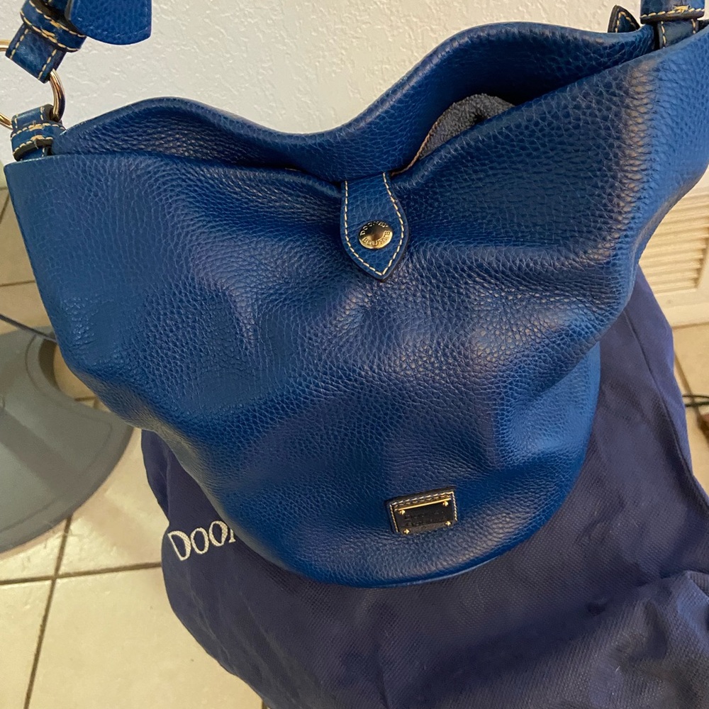Pebbled leather Dooney&Burke purse